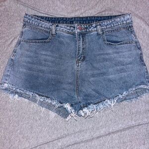 denim shorts